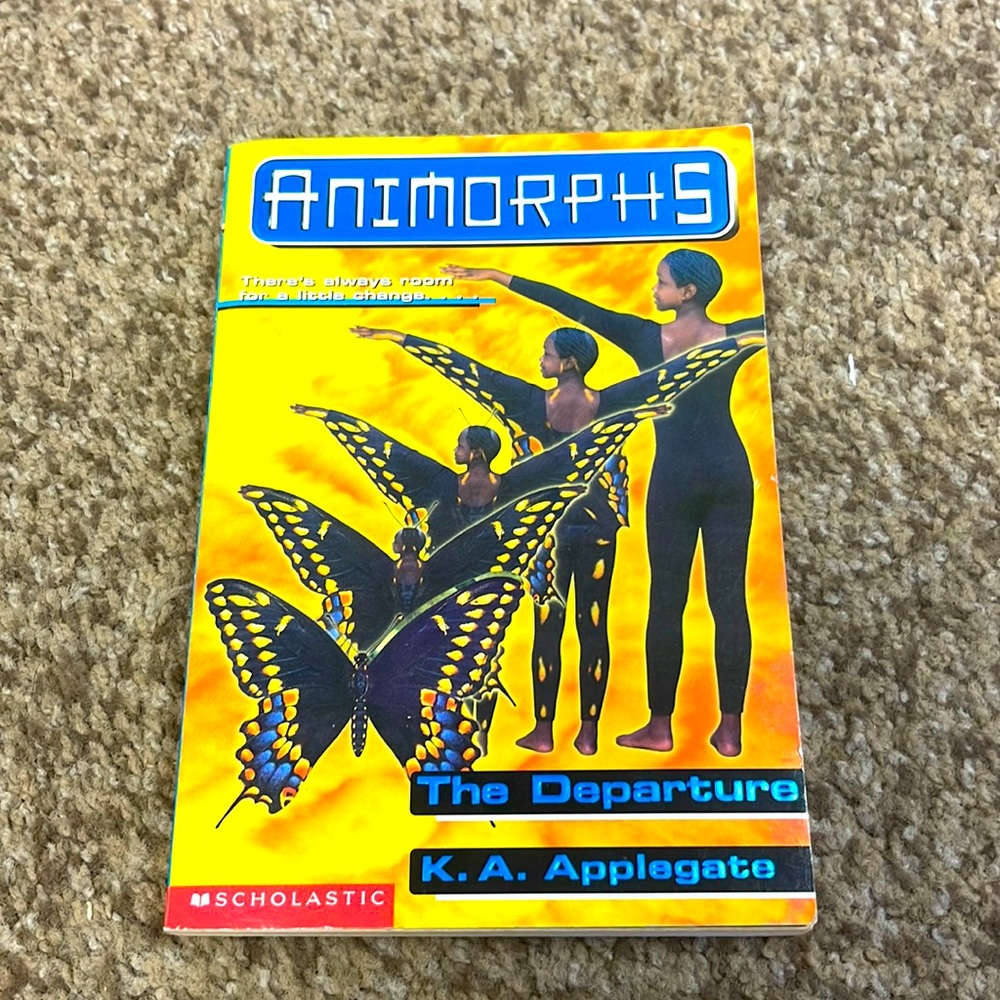 Animorphs The Departure paperback book 1998